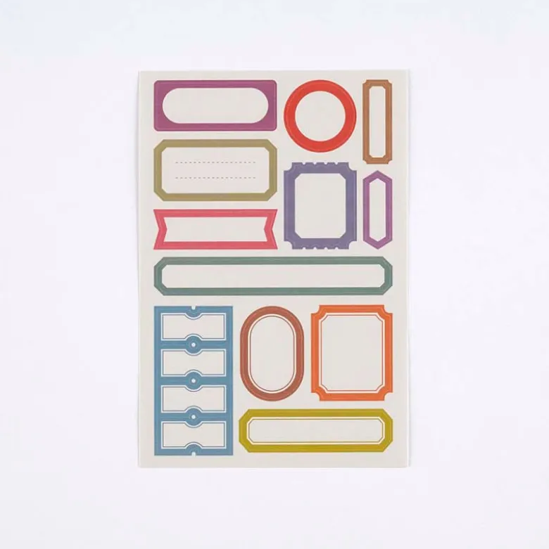 Hobonichi | Set de Pegatinas TSUKI no IRO Schedule