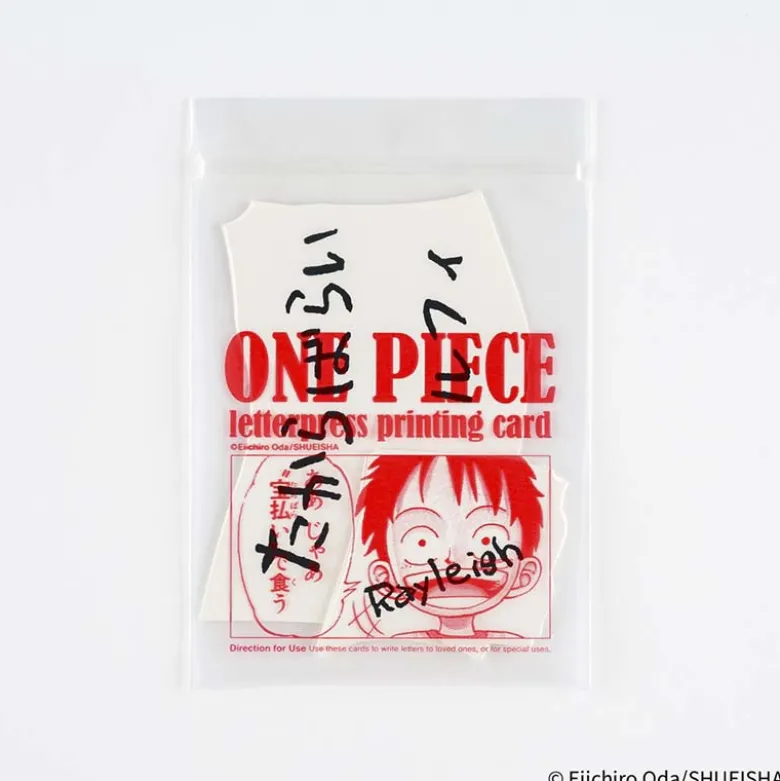 Hobonichi | Tarjetas de Felicitación ONE PIECE magazine: Vivre Card & Treasure Tab