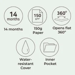 Iconic | Agenda The Planner L 2026 Indi Blue (Mensual)