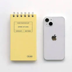 Iconic | Bloc Checklist Flow Butter Yellow