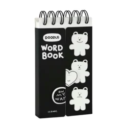 Iconic | Cuaderno de Vocabulario Doodle Black