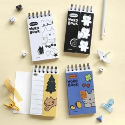 Iconic | Cuaderno de Vocabulario Doodle Blue