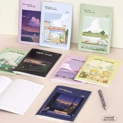 Iconic | Cuaderno Haru A5 Cozy Home (Rayas)