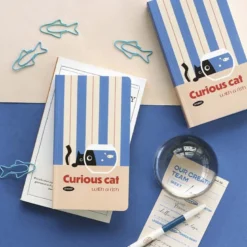 Iconic | Cuaderno Slow Handy Curious Cat (Rayas)