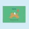 Iconic | Mini Postal Cuddly For You Green