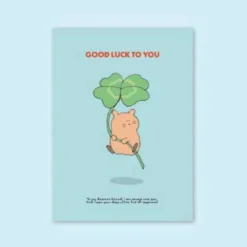 Iconic | Mini Postal Cuddly Good Luck To You