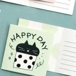 Iconic | Mini Tarjeta de Felicitación Doodle Happy Day Green