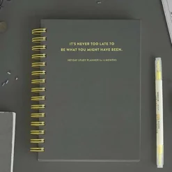 Iconic | Planificador de Estudio Hey Day Gray