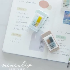 Kanmido | Mini Clip con Marcapáginas Coco Fusen Misty Purple