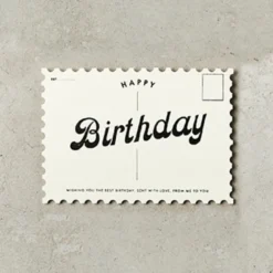 Katie Leamon | Postal Vintage Type Bold Birthday