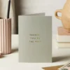 Katie Leamon | Tarjeta de Agradecimiento Sage Colour Block