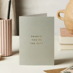 Katie Leamon | Tarjeta de Agradecimiento Sage Colour Block