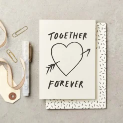 Katie Leamon | Tarjeta de Felicitación Together Forever Love Card