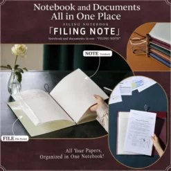 King Jim | Cuaderno Archivador Filing Note A4 Red