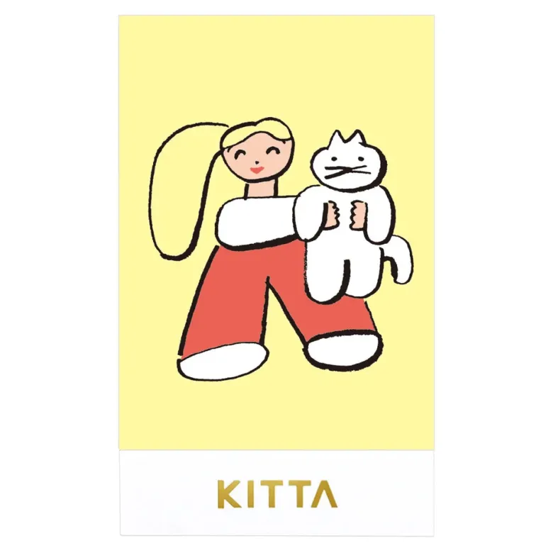 King Jim | Pegatinas Sellos Precortados KITTA Clear Playmates