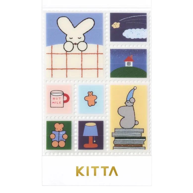 King Jim | Pegatinas Sellos Precortados KITTA Clear Good Night