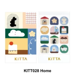 King Jim | Pegatinas Sellos Precortados KITTA Clear Home