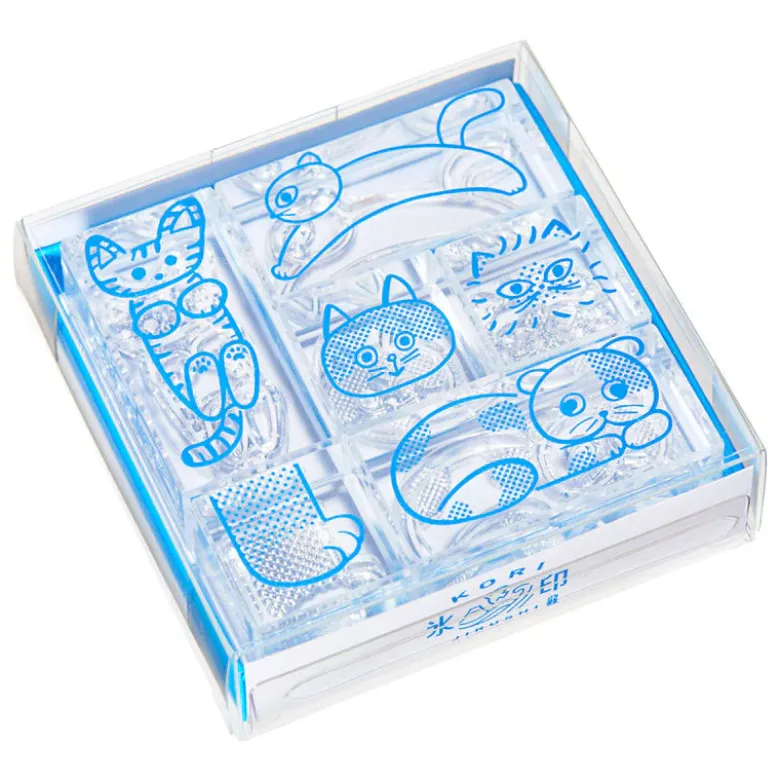 King Jim | Set de 6 Sellos Transparentes Kori Jirushi Cat Set