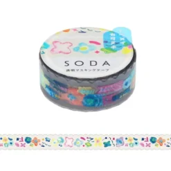 King Jim | SODA Transparent Pet Tape Petal (15mm)