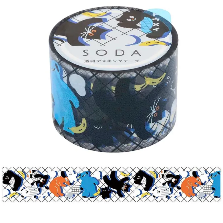 King Jim | SODA Transparent Pet Tape Toys (30mm)