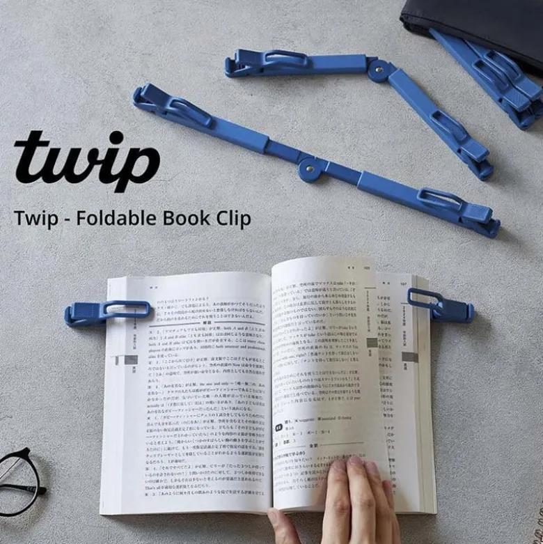 King Jim | Soporte para Libros Clip Twip White