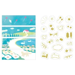King Jim | Washi Tape Precortado KITTA Collage Hill