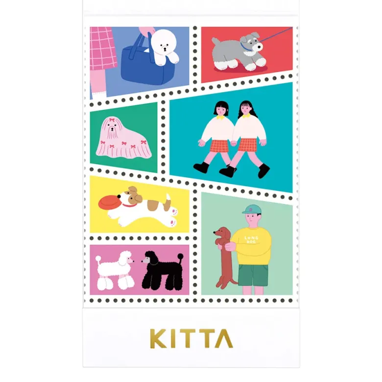 King Jim | Washi Tape Precortado KITTA Special Doggy