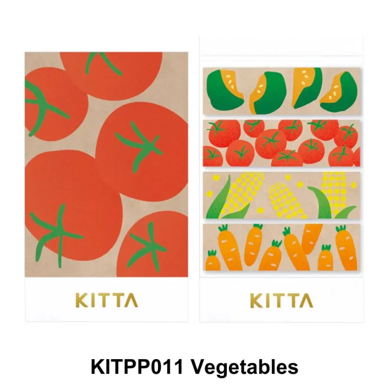 King Jim | Washi Tape Precortado KITTA Vegetables