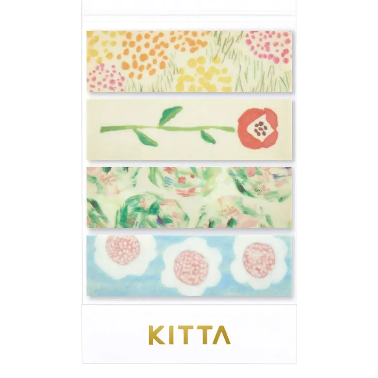 King Jim | Washi Tape Precortado KITTA Basic Flower 2