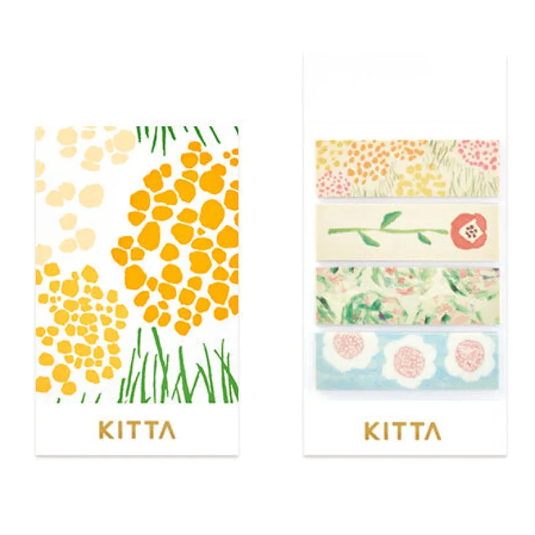 King Jim | Washi Tape Precortado KITTA Basic Flower 2