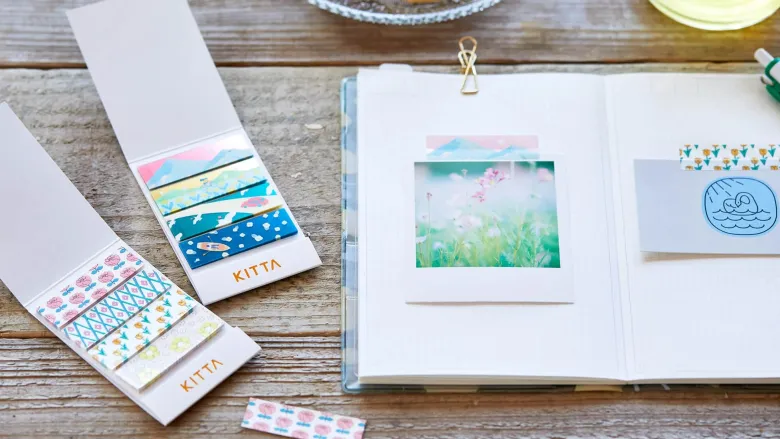 King Jim | Washi Tape Precortado KITTA Basic Flower 5