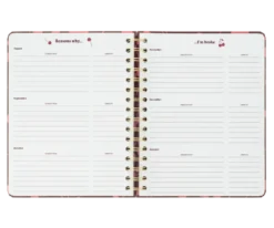 Kokonote | Agenda Escolar Bambina Cherry Rouge 2026-2027 (Semanal)