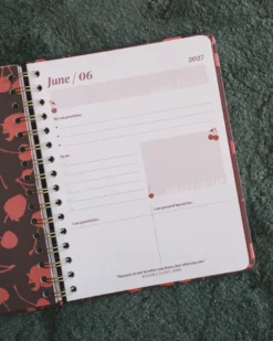 Kokonote | Agenda Escolar Bambina Cherry Rouge 2026-2027 (Semanal)