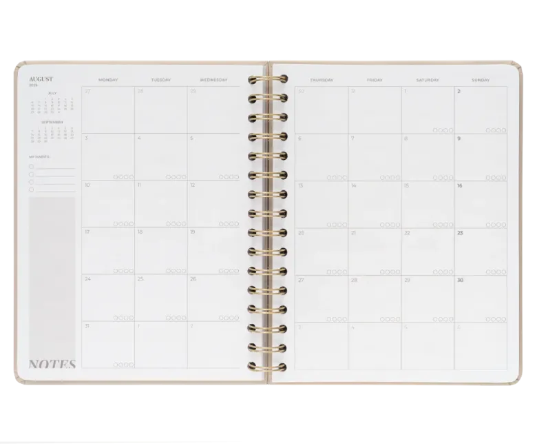 Kokonote | Agenda Escolar Bambina Misty Gray 2026-2027 (Semanal)