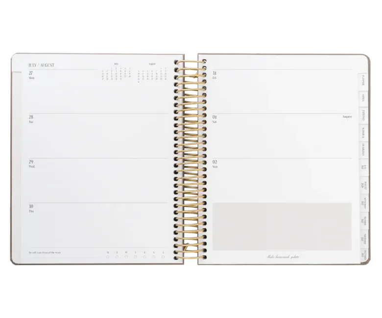 Kokonote | Agenda Escolar Olympia Desert Taupe 2026-2027 (Semanal)
