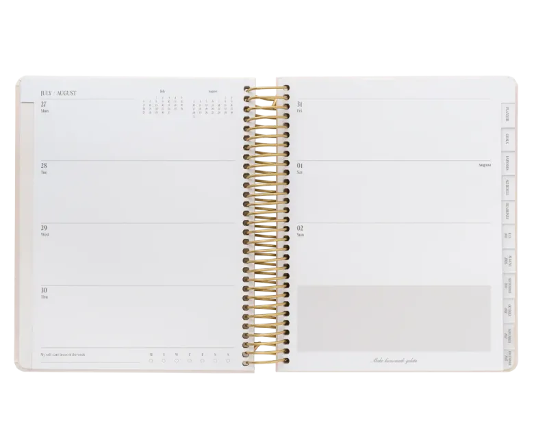 Kokonote | Agenda Escolar Olympia Powder Pink 2026-2027 (Semanal)