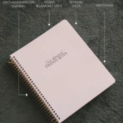 Kokonote | Agenda Escolar Olympia Powder Pink 2026-2027 (Semanal)
