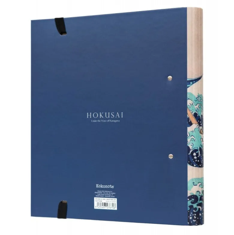 Kokonote | Carpeta de 2 Anillas A4 Hokusai