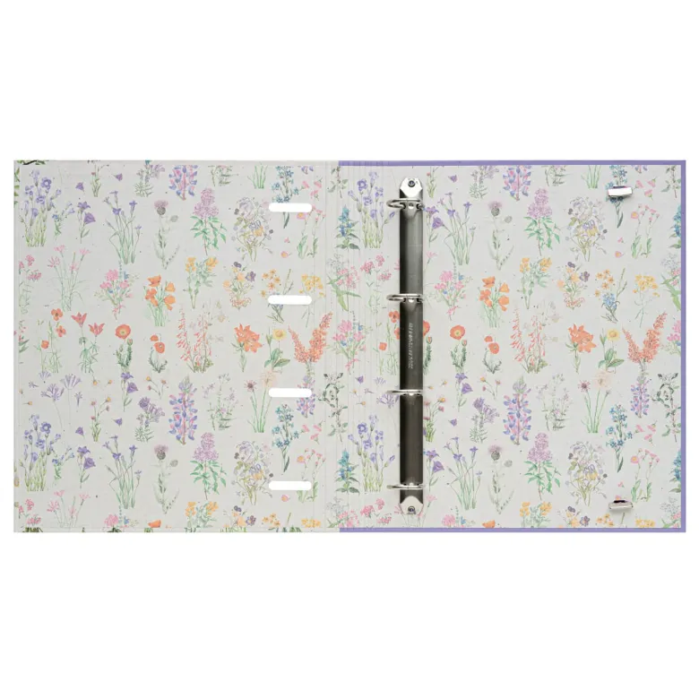 Kokonote | Carpeta de 4 Anillas A4 Wild Flowers