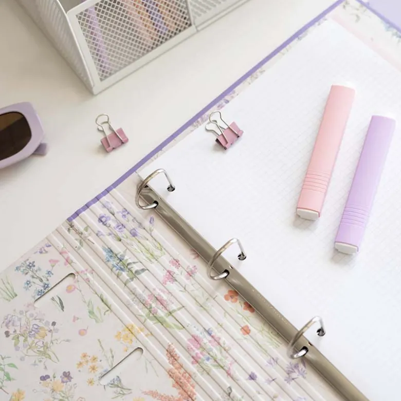 Kokonote | Carpeta de 4 Anillas A4 Wild Flowers