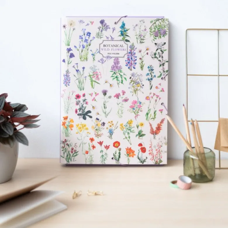 Kokonote | Carpeta Solapas A4 Wild Flowers