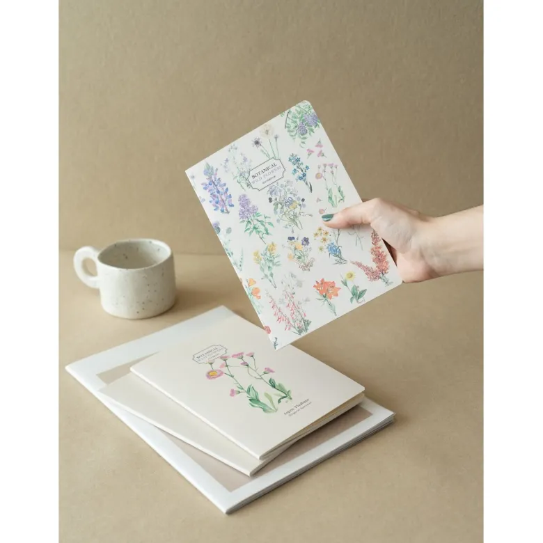 Kokonote | Pack de 3 Cuadernos A5 Botanical Wild Flowers