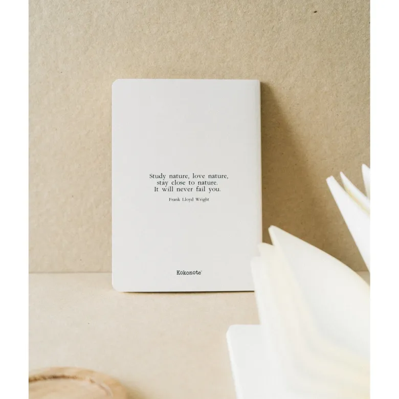 Kokonote | Pack de 3 Cuadernos A6 Botanical Wild Flowers