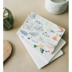 Kokonote | Pack de 3 Cuadernos A6 Botanical Wild Flowers