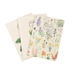 Kokonote | Pack de 3 Cuadernos A6 Botanical Wild Flowers