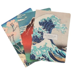 Kokonote | Pack de 3 Cuadernos A5 Hokusai