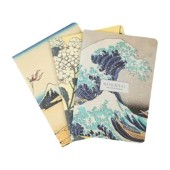 Kokonote | Pack de 3 Cuadernos A6 Hokusai