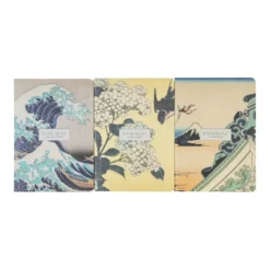 Kokonote | Pack de 3 Cuadernos A6 Hokusai