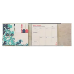 Kokonote | Set de Notas Adhesivas con Planificador Semanal Hokusai