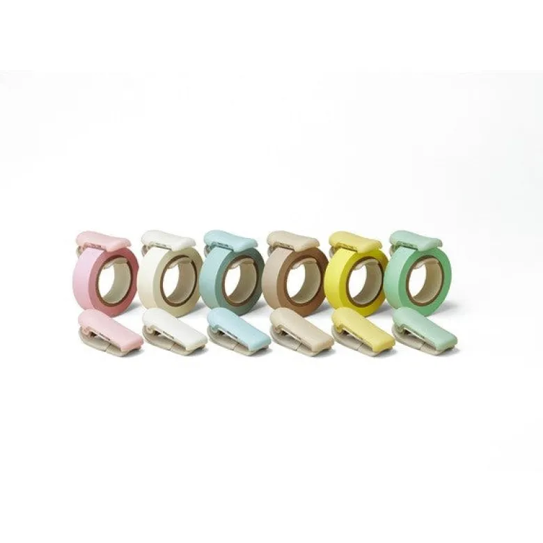 Kokuyo | Cortador de Washi Tape Karu-Cut Green (20-25mm)